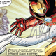 Emma Frost punching the hell out of Iron Man.